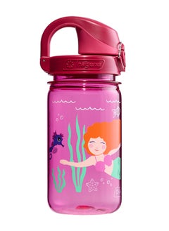 Nalgene Nalgene USA Kids 350ml OTF Tritan Renew Bottle Pink Mermaid Sustain  - Image 2