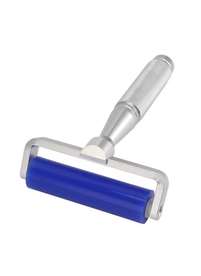NIBEMINENT Dust Removal Roller Silicone Soft Aluminum Alloy Handle Iron Bearing Anti Static Roller for Film Dust Fibers Powder 4in / 10.16cm  - Image 2