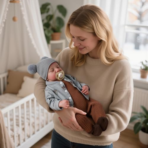 ADFO Realistic Reborn Baby Dolls Boy  20Inch Lifelike Soft Feeling Baby Doll Real Life Reborn Dolls Newborn Toy for Age 3  Collection - Image 5