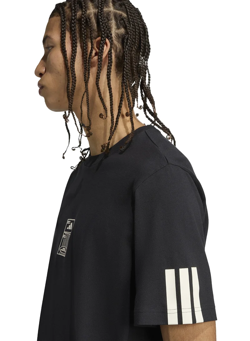 Adidas Stadium Ticket Loose Graphic T-Shirt