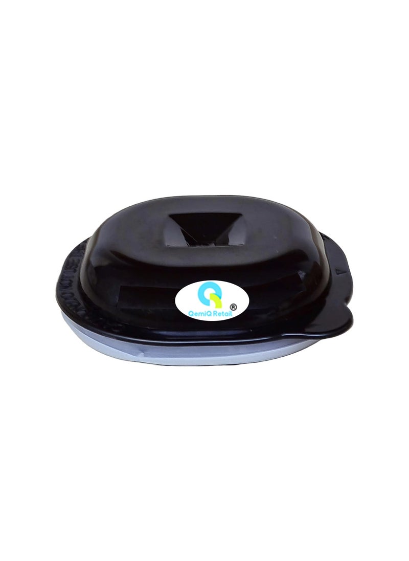 QemiQ Retail - QemiQ Retail® -'Food Processor' BIG Jar -"LID With Silicon Gasket" Suitable for-Bajaj, USHA, Croma, MORPHY Richards, INALSA, Singer" (NOT INCLUDED JAR) (Lid size-12.1cm) - Image 1