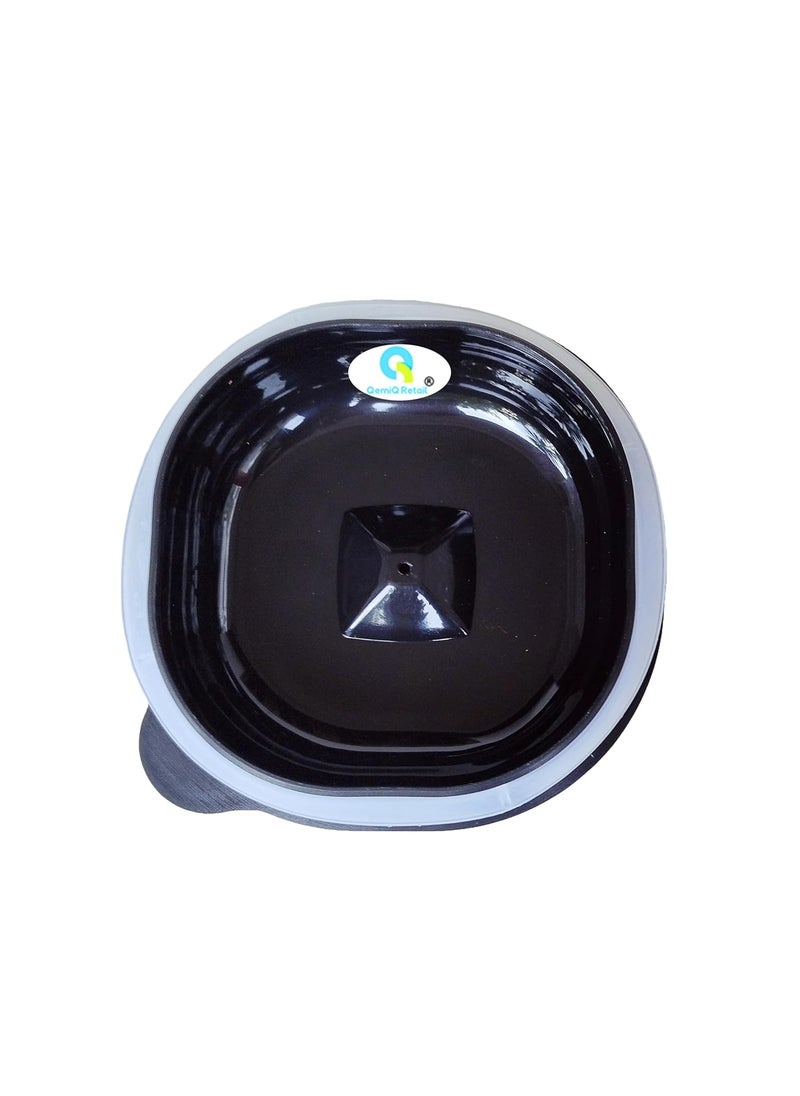 QemiQ Retail - QemiQ Retail® -'Food Processor' BIG Jar -"LID With Silicon Gasket" Suitable for-Bajaj, USHA, Croma, MORPHY Richards, INALSA, Singer" (NOT INCLUDED JAR) (Lid size-12.1cm) - Image 1