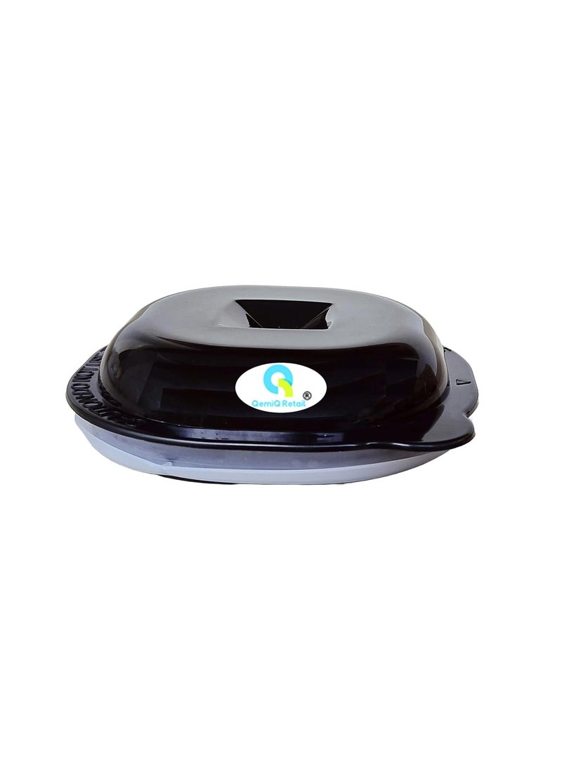 QemiQ Retail - QemiQ Retail® -'Food Processor' BIG Jar -"LID With Silicon Gasket" Suitable for-Bajaj, USHA, Croma, MORPHY Richards, INALSA, Singer" (NOT INCLUDED JAR) (Lid size-12.1cm) - Image 1