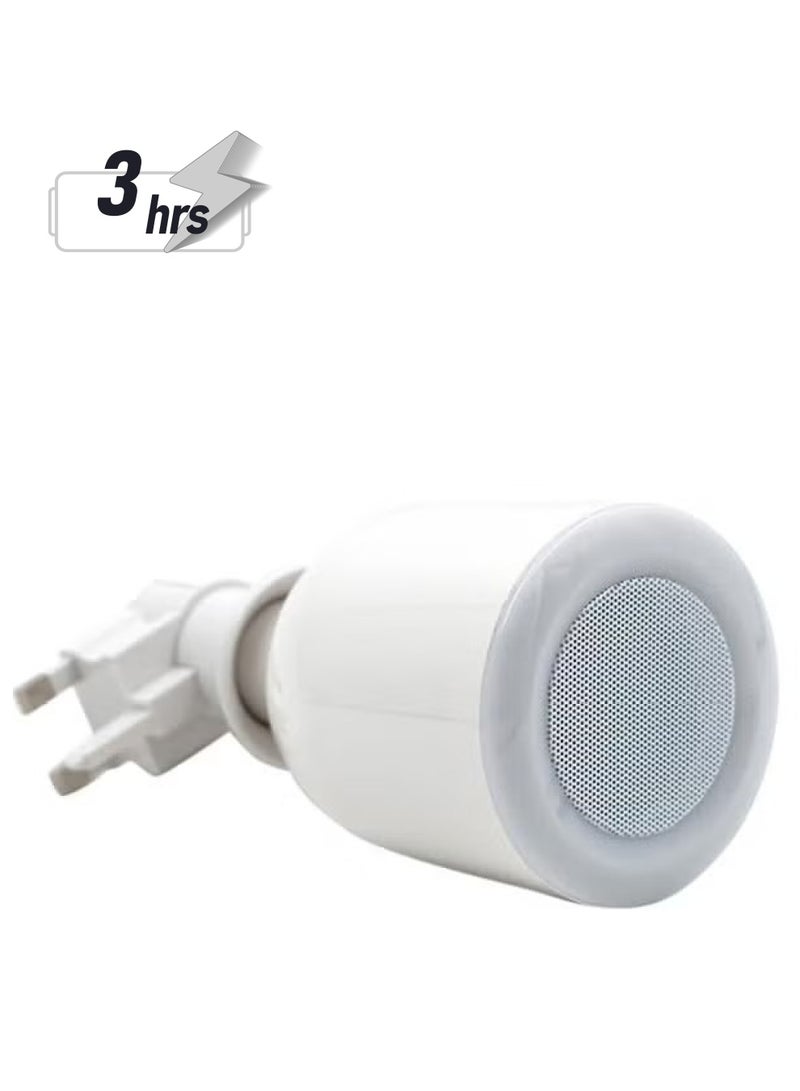 Golau Quran LED Lamp with Speaker White - Image 1