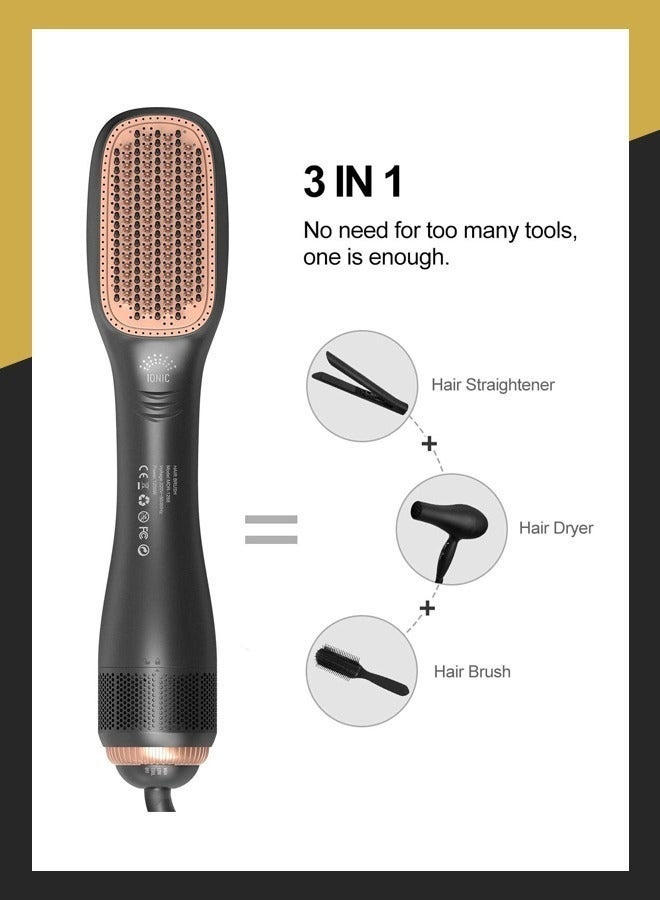 Hot Air Comb 2-in-1 Hair Dryer & Volumizing Brush - Image 2