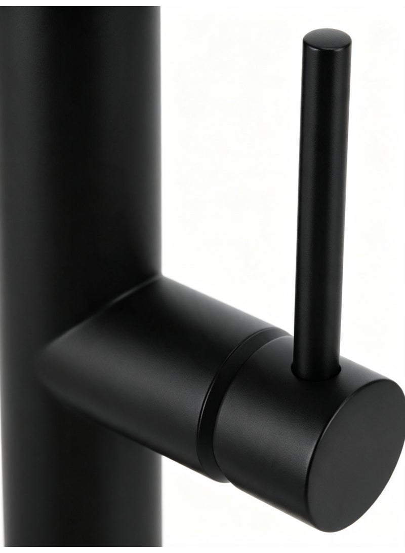 CM 8899 MBK Pull-Out Kitchen Faucet – Matte Black Finish Modern Kitchen Mixer Tap - Image 3