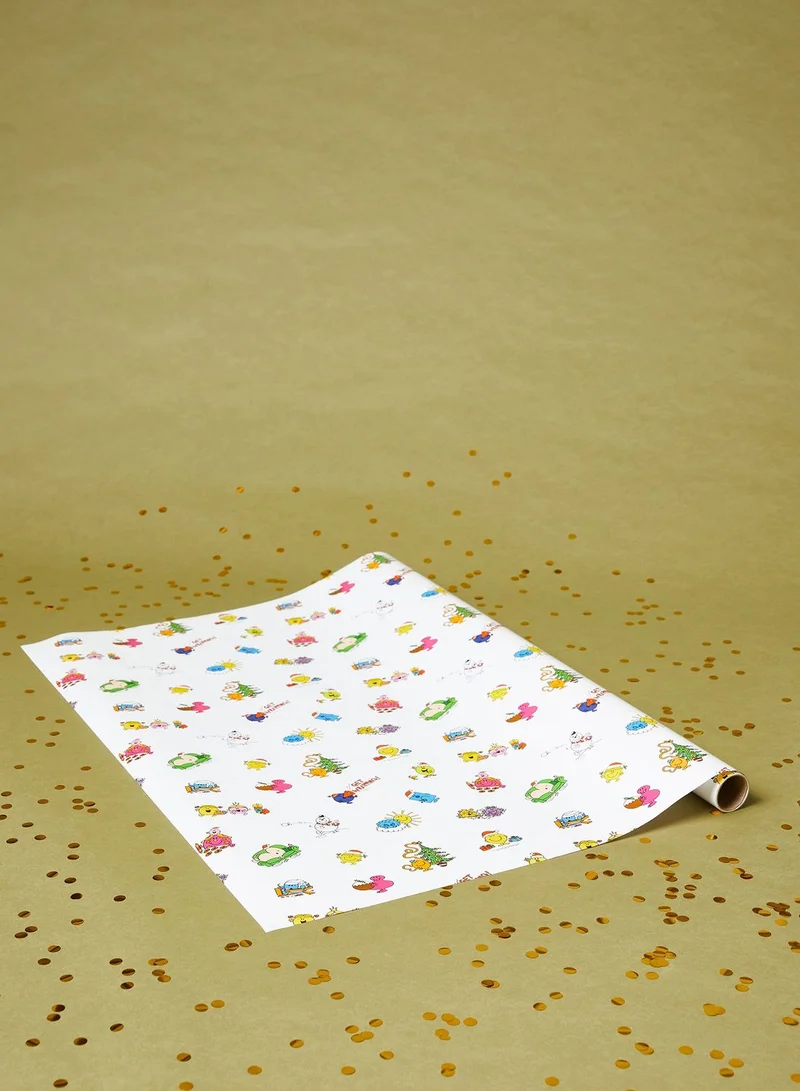 Typo Mr Men Christmas Wrapping Paper Roll