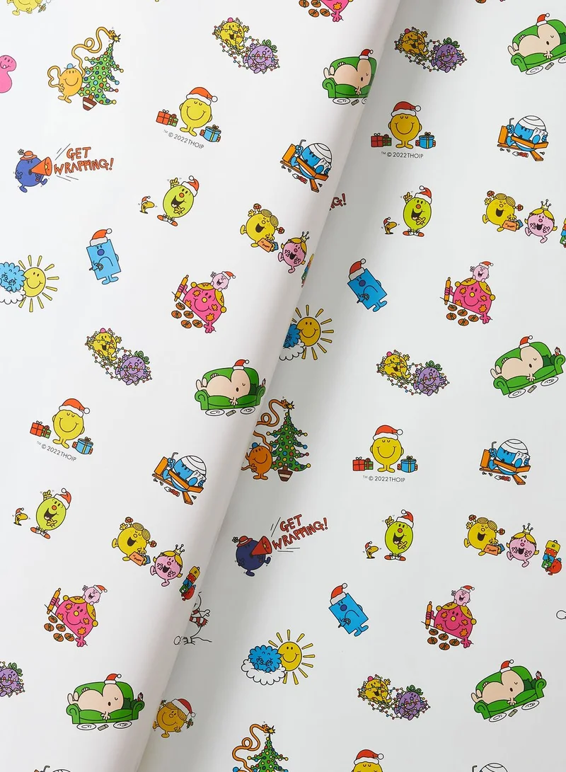 Typo Mr Men Christmas Wrapping Paper Roll