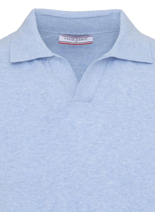 FELIX HARDY Beige-Blue Men's 100% Cotton Polo Shirt Short Sleeve Pack of 2 for Men | Best Price UAE