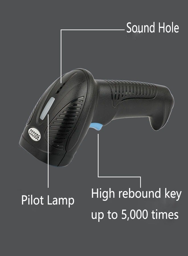 Different Gift Scanner, Barcode Scanner for/Bluetooth Supermarkets Warehouses(Wireless two-dimensional scanning gun） - Image 5