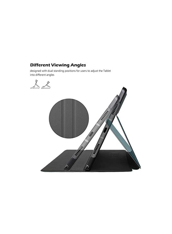 Procases For Samsung Galaxy Tab A7 10.4" 2020 Case (Sm-T500/T503 / T505/ T507), Shockproof Lightweight Slim Protective Book Case Folio Cover – Teal - Image 5