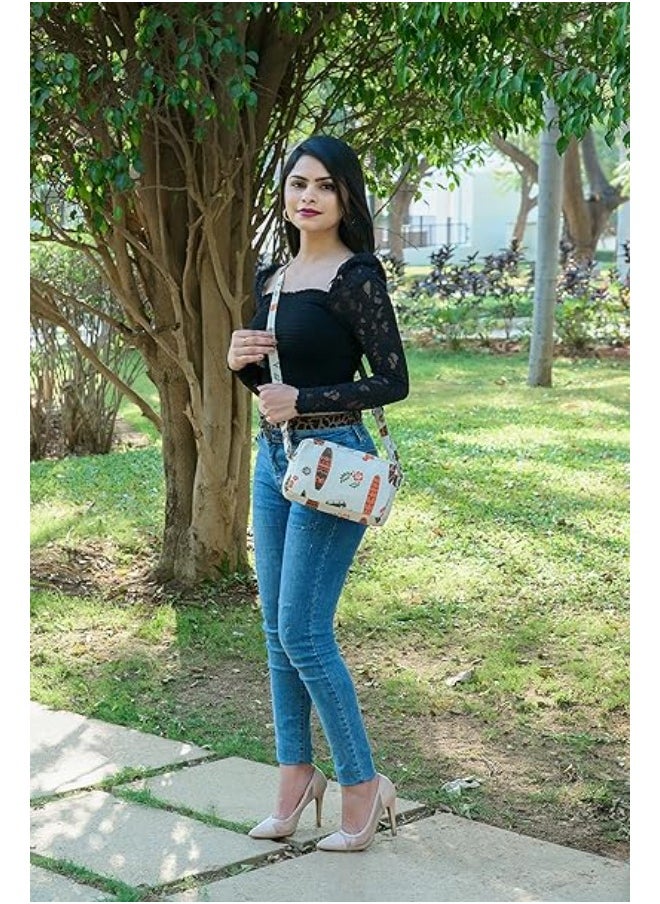 earthsave - Earthsave Cotton Premium Sling Bag | Canvas Sling Bag for Women with Adjustable strap - Image 1