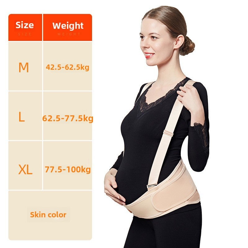 Generic Belly Belt for Pregnant Womens Belt Waist Protection for Pregnant Women Abdominal Belt for Pregnant Women Relieving Waist Acid Plastic Belt for Women Nude 