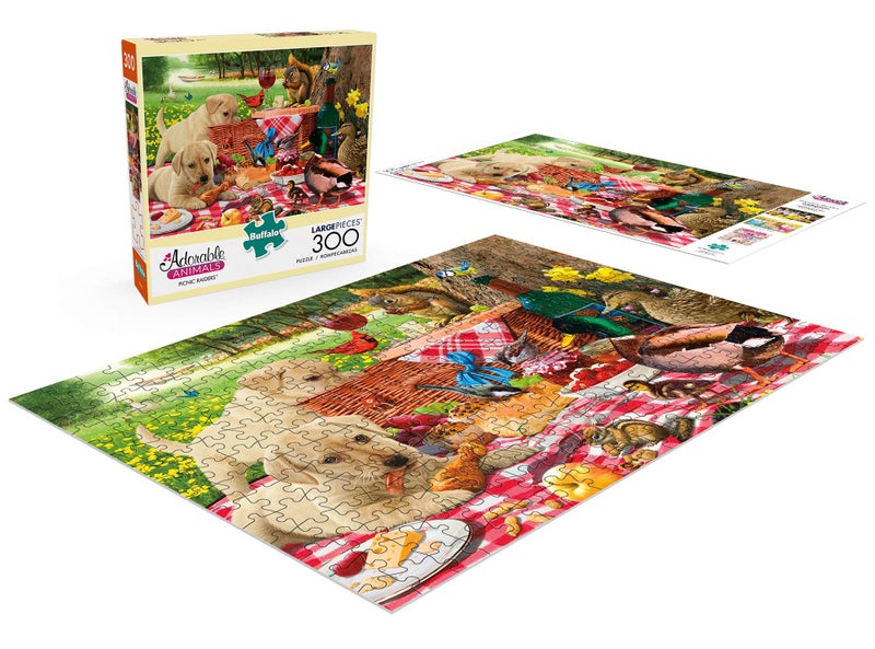 Buffalo Games - Steve Read - Picnic Raiders - 300 Piece Jigsaw Puzzle For Adults -Challenging Puzzle Perfect for Game Nights - Finished Size is 21.25 x 15.00 - Image 3