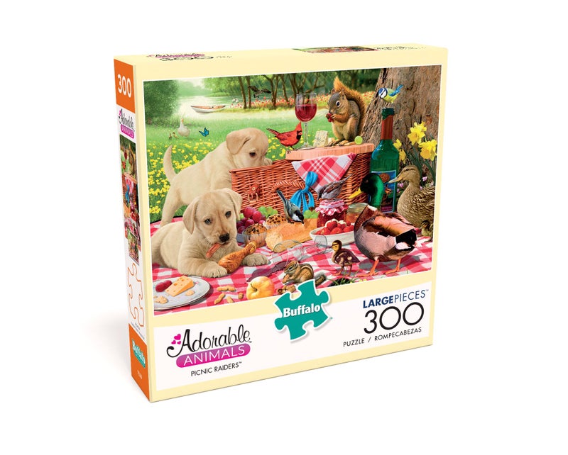 Buffalo Games - Steve Read - Picnic Raiders - 300 Piece Jigsaw Puzzle For Adults -Challenging Puzzle Perfect for Game Nights - Finished Size is 21.25 x 15.00 - Image 2