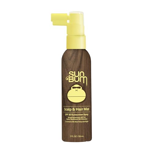 Sun Bum Original SPF 30 Sunscreen Scalp and Hair Mist Hawaii Act 104 Compliant Octinoxate Oxybenzone Vegan Broad Spectrum UVAUVB Sunscreen Spray with Vitamin E 2 oz