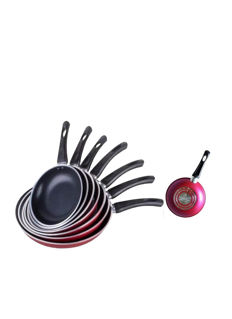 BASURRAH Basurrah Voyager non-stick frying pan set 7 pieces  18-30 cm  - Image 1