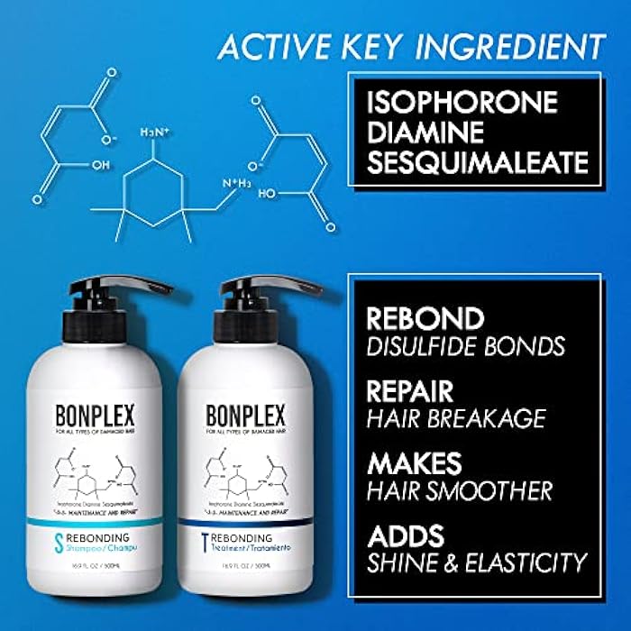 BONPLEX Perfect Bonding Concentrate for Damaged Hair - Bond Strengthening & Color Longevity Shampoo Treatment with Bonplex Rebonding Repair for All Hair Types - Duo (2oz) - Image 5