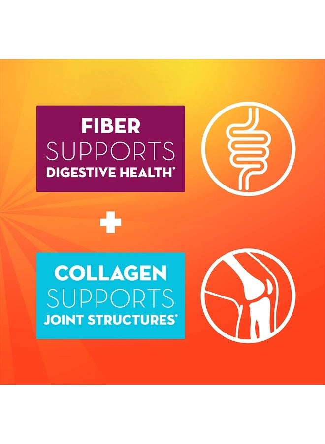 Metamucil Daily Fiber + Collagen, Psyllium Husk Powder, Plant Based, Sugar-Free with Stevia, 3-in-1 Fiber for Digestive Health, Orange Flavored, 90 Doses (29.8 OZ Fiber Powder) - Image 2