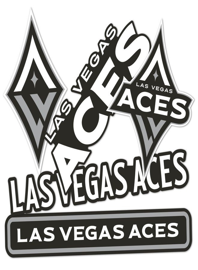 Desert Cactus Las Vegas Aces WNBA Women's National Basketball Association Officially Licensed Sticker Vinyl Decal Laptop Water Bottle Car Scrapbook (Type 2-3) - Image 2