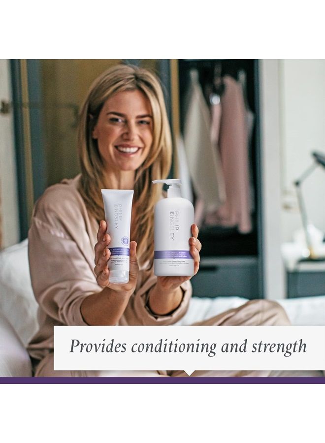 Philip Kingsley بلوند نقي/فضي بلسم يومي مبيض بنفسجي للشعر الأشقر والرمادي والمصبوغ والمميز والمبيض، 33.8 أونصة - Image 4