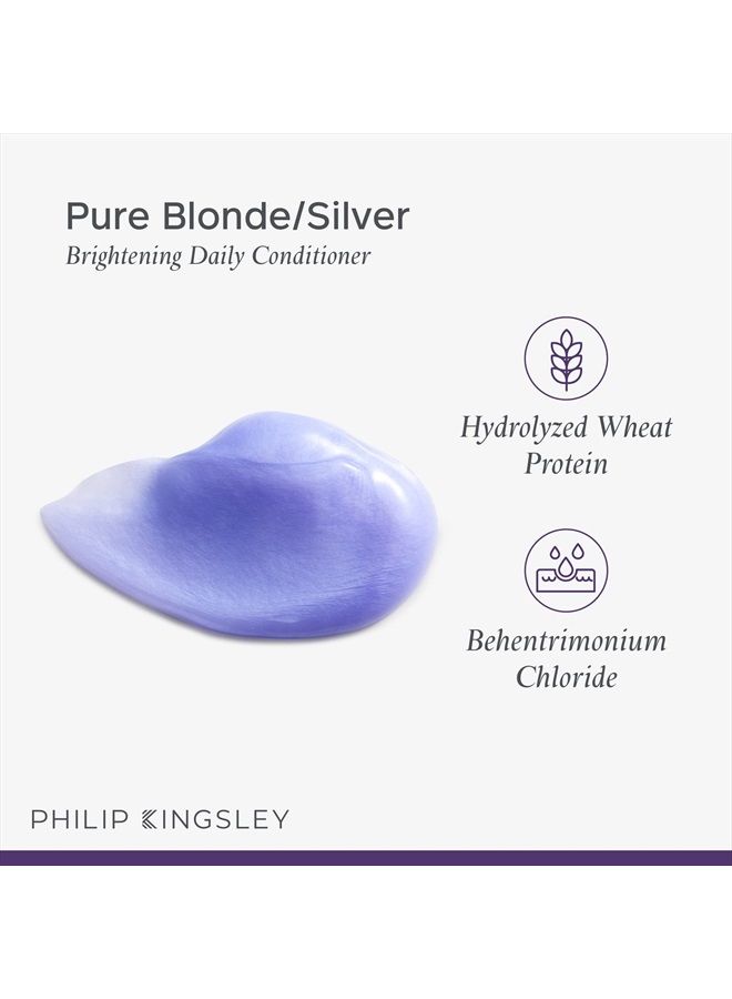 Philip Kingsley بلوند نقي/فضي بلسم يومي مبيض بنفسجي للشعر الأشقر والرمادي والمصبوغ والمميز والمبيض، 33.8 أونصة - Image 3