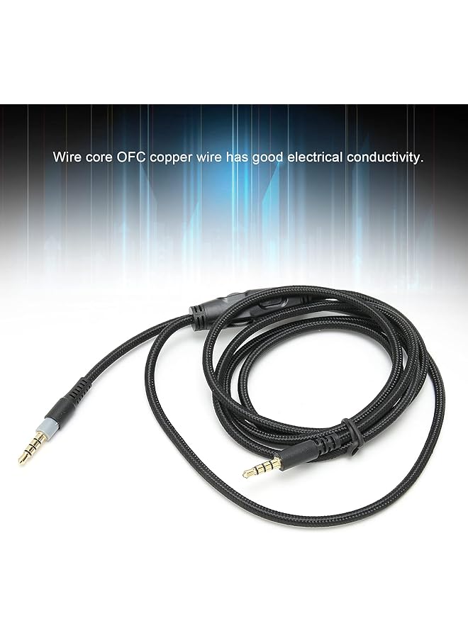 erorex Headphone Cable Electrical Conductivity Headphone Cord Bright And Shiny Plug And Play For Cloud For Cloud Alpha Headphone  - Image 4