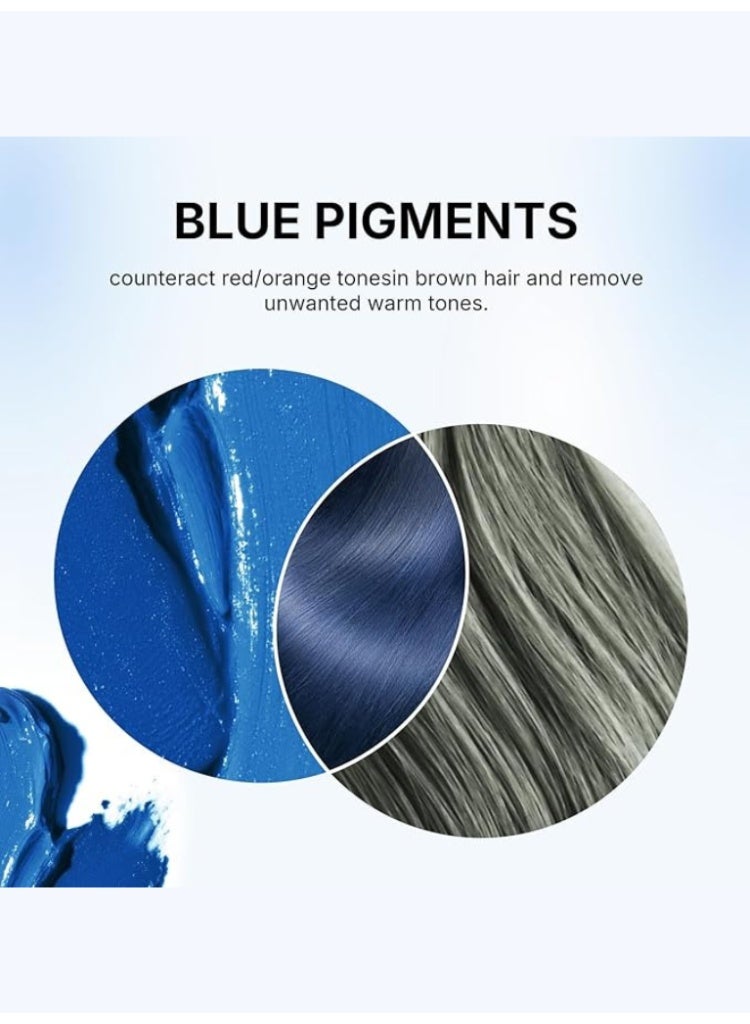 Karseell Blue Hair Color Depositing Mask – 500ml – Professional Deep Conditioning Hair Treatment with Vibrant Blue Pigments for Blonde, Bleached, and Highlighted Hair – Nourishing, Hydrating, and Long-Lasting Color Care - Image 5