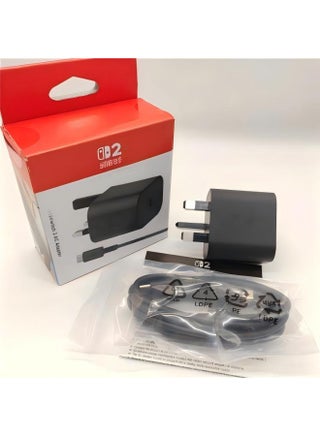 Switch 2 AC Adapter UK Edition Original 60W With Double Type C Cable Fast charger, AC Adapter For SWITCH 2 Support 4K TV Dock Mode - view 4