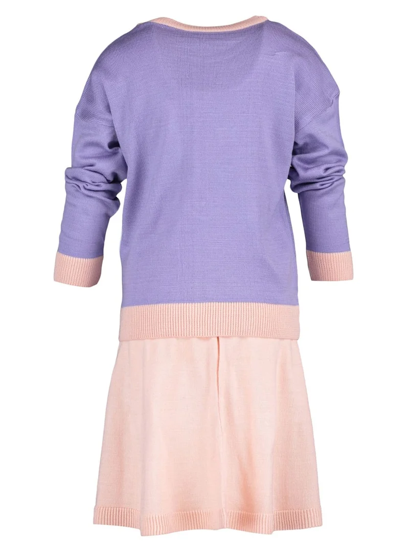 trendyol Kids Knitted Sweater & Skirt Set