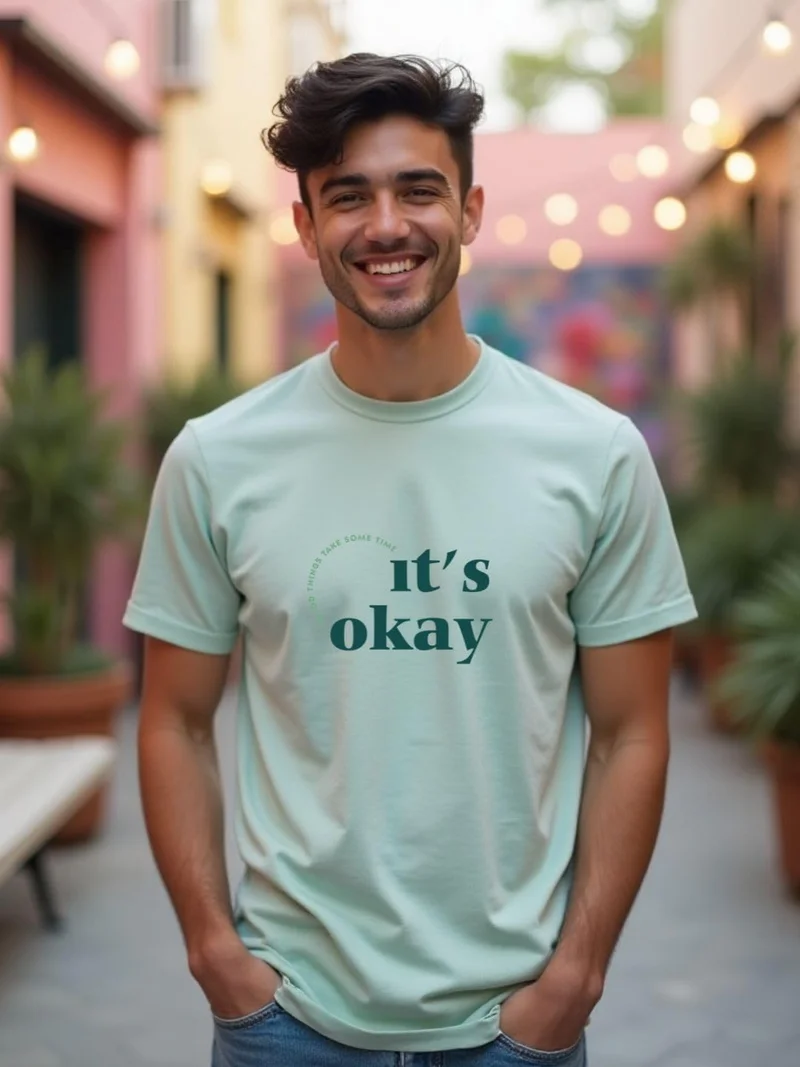 NOBERO  Cotton Graphic Printed T-Shirt for Men  | Best Price UAE