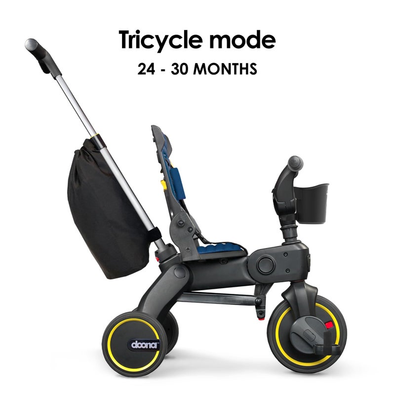 Doona Liki Trike S3, Royal Blue - 5-in-1 Compact, Foldable Tricycle - Suitable for Toddlers 10 to 36 Months - Image 4