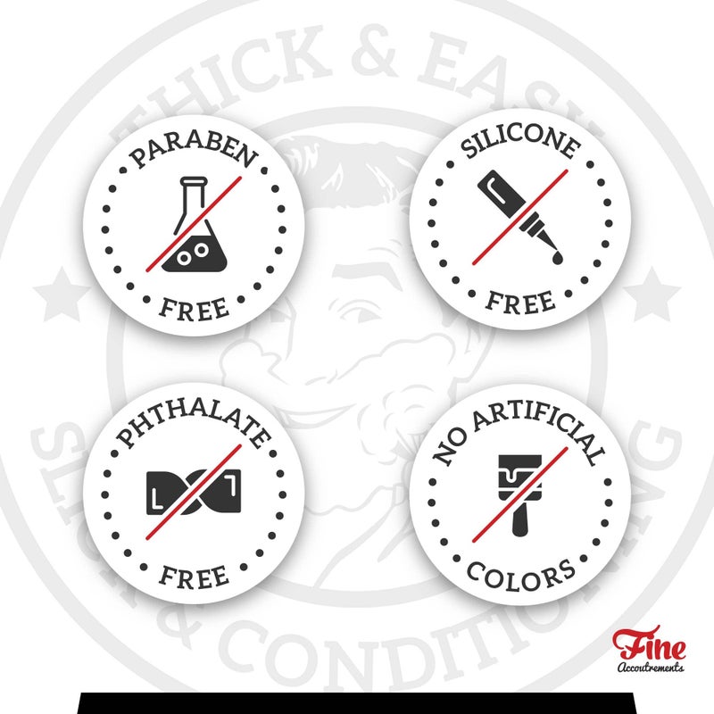 Fine Mr. Fine 21C Menâ€™s Shaving Soap, Builds Thick & Easy Lather, Protects From Razor Burn & Irritation, No Artificial Colors, Made In Italy, 5oz. (150ml), L'Orange Noir - Image 3