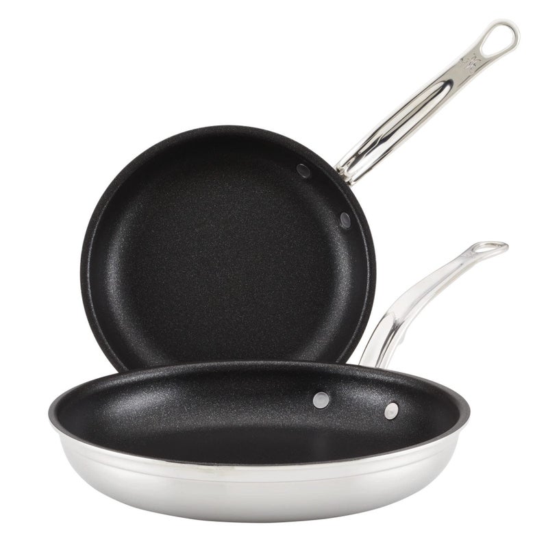 Hestan Hestan  ProBond Collection  TITUM Nonstick Stainless Steel Frying Pan Set Induction Cooktop Compatible Made without PFOAs 85  11 