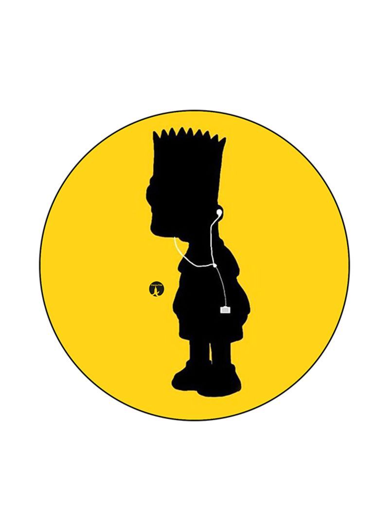 RKN The Simpsons Printed Mouse Pad Yellow/Black