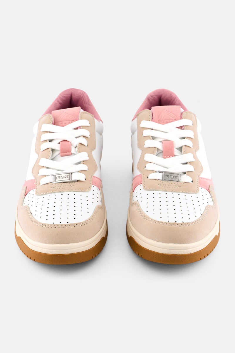 RBX Women Brand Logo Lace Up Outdoor Shoes, Multicolor - Image 4