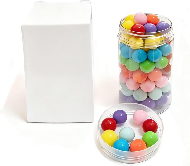 Witlans 80pcs Chinese Checker Game Replacement Balls,8 Colors 14mm Acrylic Balls for Marble Run,Aggravation Game,Marbles/Traditional Marbles Games - Image 5