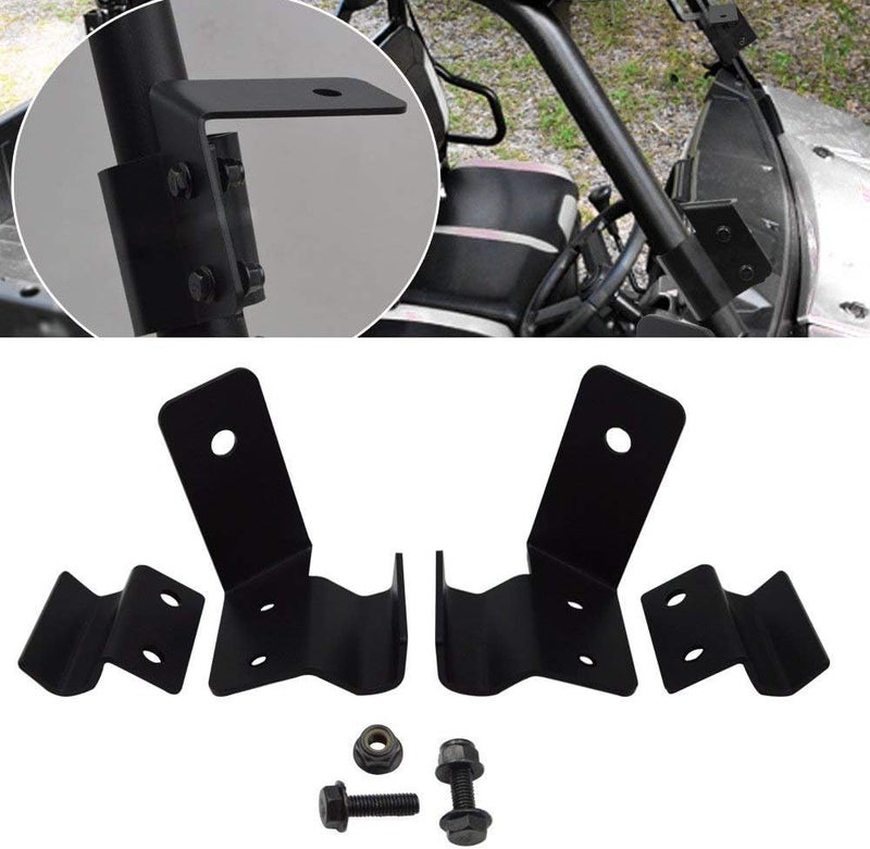 DaSen For Right & Left Pro-fit Cage side Pillar LED Light Mount Bracket Fit 2013-2018 Polaris Ranger 1000/XP 1000 XP 900 570 General and Mid-Size - Image 2