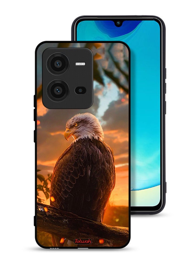 Tolwak غطاء واقي لهاتف فيفو V25 5G - تصميم نسر - Image 1