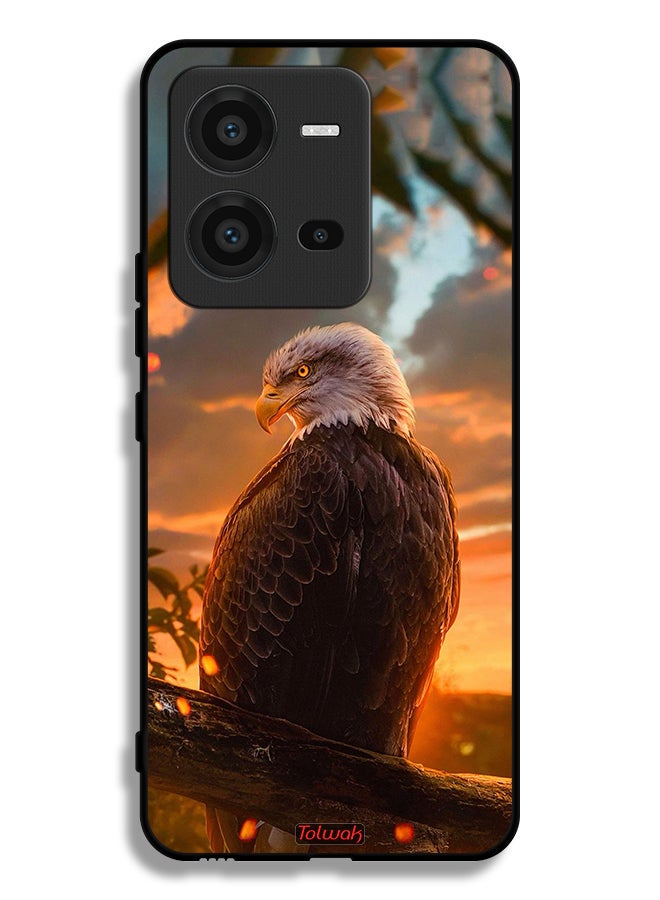 Tolwak غطاء واقي لهاتف فيفو V25 5G - تصميم نسر - Image 2
