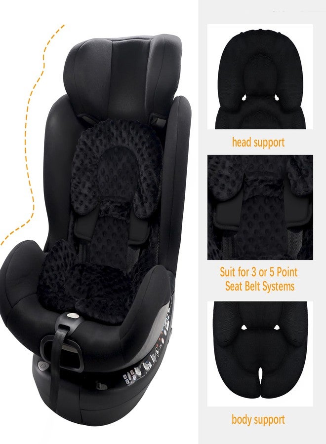 KAKIBLIN Infant Car Seat Insert, Carseat Insert Support for Newborn, Infant Car Seat Cushion Head Support for Baby Girls Boys,3D Air Mesh Baby CarSeat Cushion for CarSeats, Bouncer, Strollers, Swing - Image 2