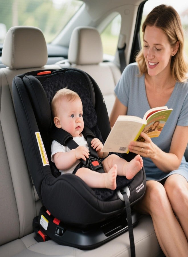 KAKIBLIN Infant Car Seat Insert, Carseat Insert Support for Newborn, Infant Car Seat Cushion Head Support for Baby Girls Boys,3D Air Mesh Baby CarSeat Cushion for CarSeats, Bouncer, Strollers, Swing - Image 3