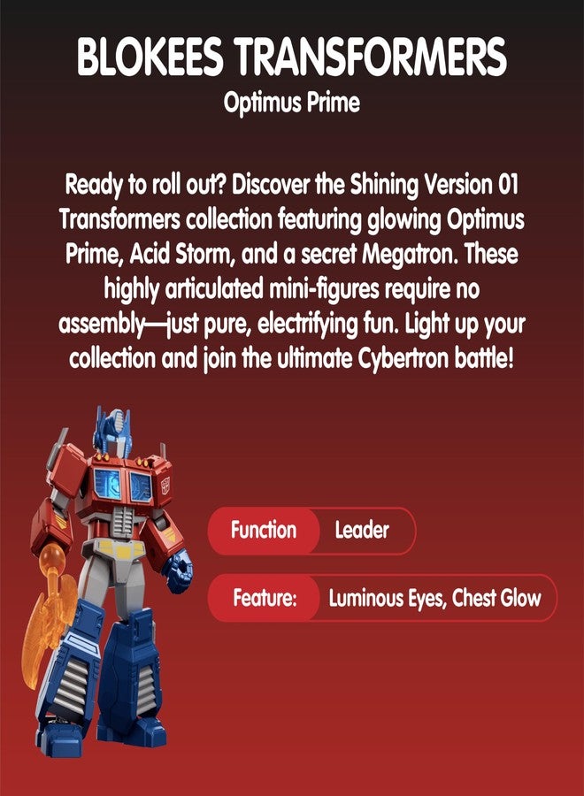 يا شباب مجموعة نماذج بلاستيكية من BLOKEES Transformers الإصدار اللامع 01 تشكيلة لامعة قابلة للطي (6) - Image 3