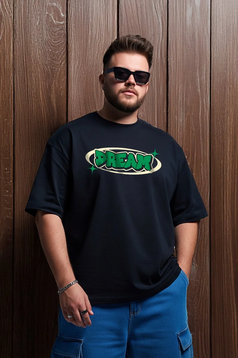 فيردو Veirdo Men’s Oversized , Plus Size  & Regular Fit T-Shirt | Premium Cotton Casual Tee
