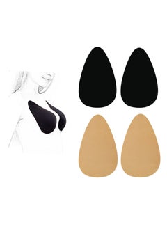2 Pairs br ea st Lift Tape Push Up Pasties Adhesive Invisible br ea st Tape with 2 Pairs Nipple Covers Backless Nipple Cover SetDIY br ea st Lift Grade with Silicone br ea st Nipple Cover SIZE:M