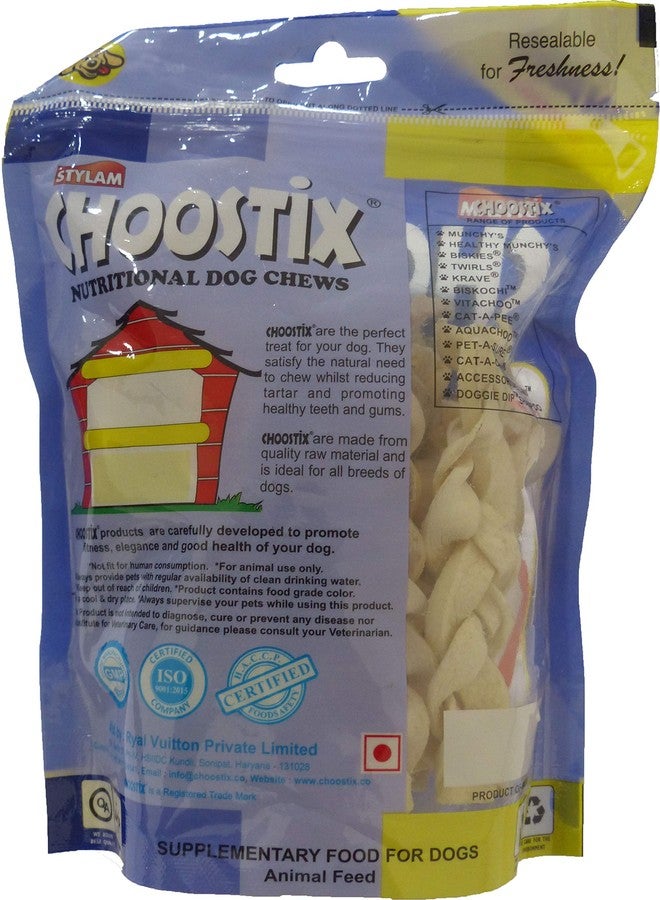 CHOOSTIX Treat, Braided Bone, 5', 175 g - Image 3