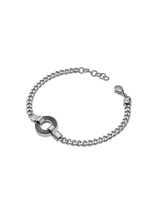 Guy Laroche Cesar Stainless Steel Chain Bracelet for Men - Image 1