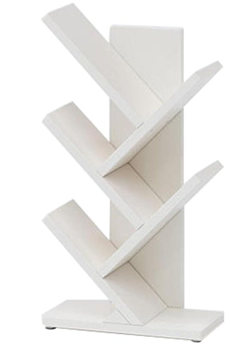 RATSAW 5 Tier Bookshelf Tree Bookshelf Corner Bookshelf for Small Space Floor Standing Bookcase Storage Rack Utility Organizer Shelves for Living Room Bedroom Home Office  - Image 1