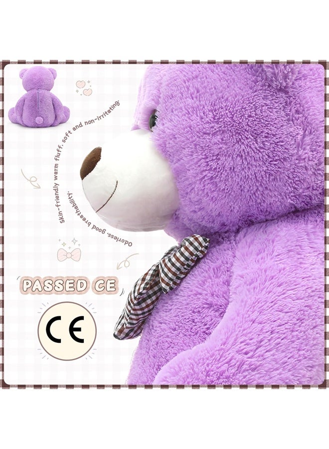 DUNISO Teddy Bear with Cute Bow, Washable Soft Plush Doll ,Stuffed Animal Toy,Gift for Children, suitable for Birthday Party or Any Special days ,140 cm - Image 5