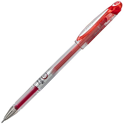 Pentel قلم جل بنتل آرتس سليكسي 0.25 مم فائق الدقة، حبر أحمر، علبة من 12 (BG202-B) - Image 3